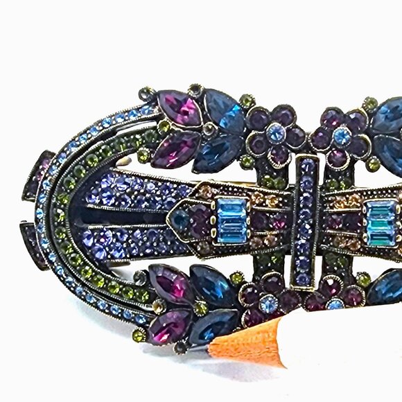 HEIDI DAUS Premier Deco HAIR CLIP Hinged Snap Clip BARRETTE Rare *see condition - Picture 10 of 10